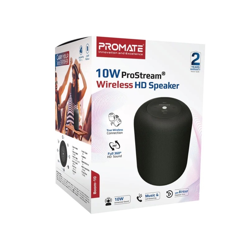 Promate Boom-10 (10W ProStream® Wireless HD Speaker)