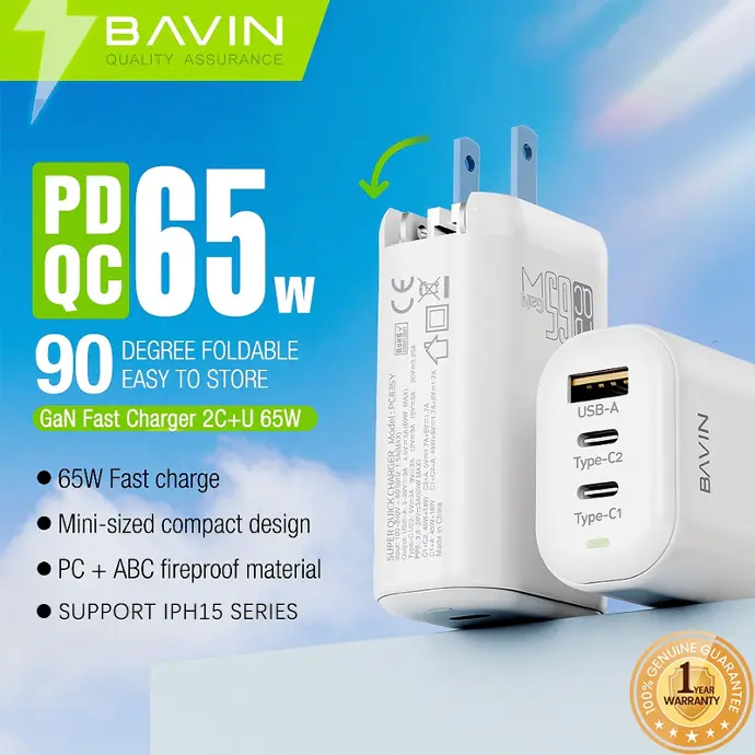 Bavin 65W Adapter Trio / 8007