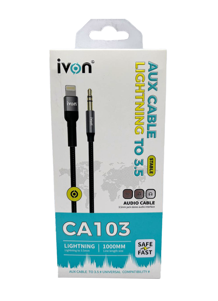 Ivon AUX Cable Lightning CA103